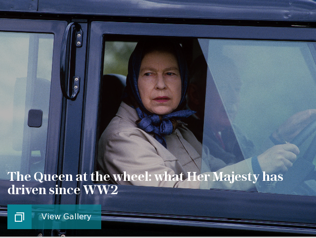 The Queen at the wheel - Her Majesty