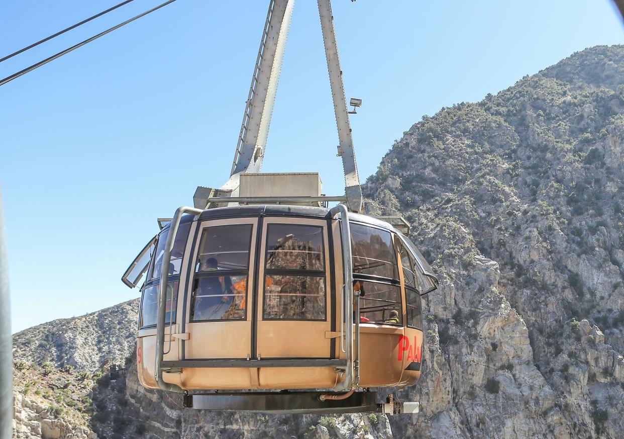 A technical issue was discovered on the Palm Springs Aerial Tramway at just before 1:30 p.m. Friday.