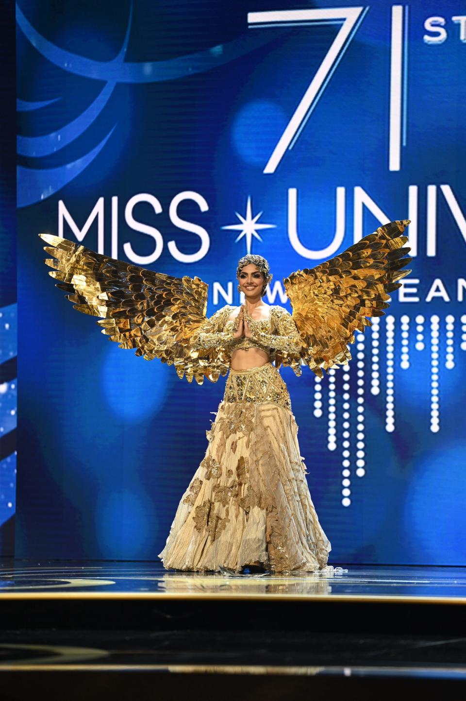 Miss India in the 2023 Miss Universe Costume Contest.