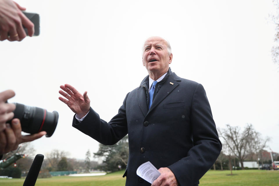 Image: President Biden travels to Missouri, from the White House in Washington (Tom Brenner / Reuters)