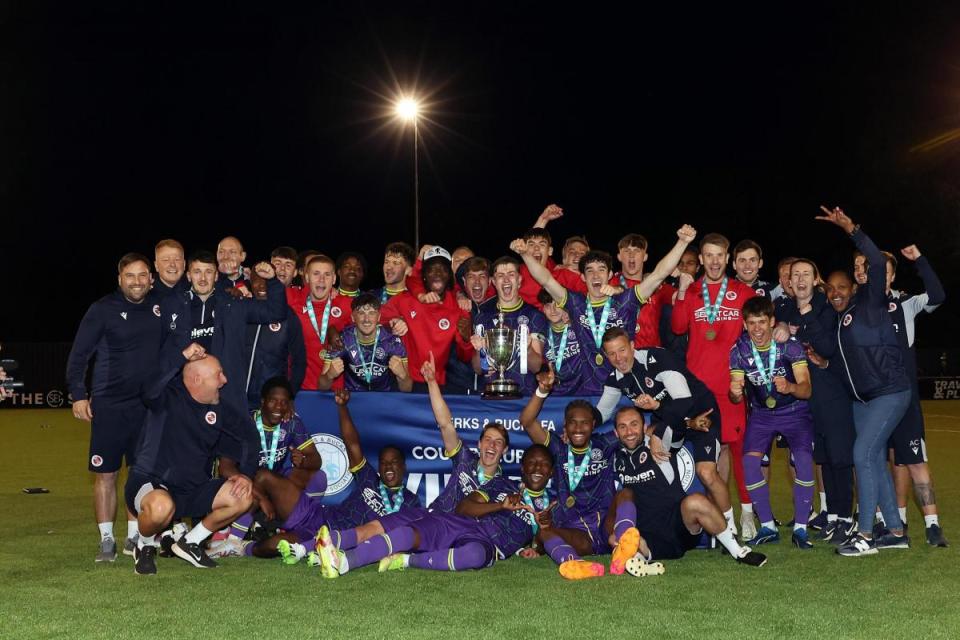 Reading lift Berks and Bucks Senior Cup title with hard-fought Marlow victory <i>(Image: JasonPIX)</i>