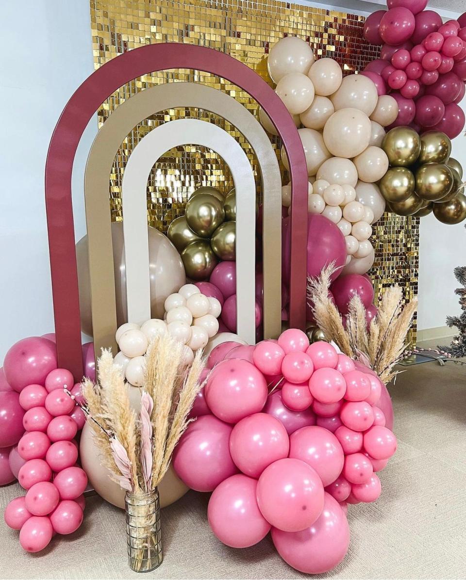 The Studio 59 event space recently opened at 581 GAR Highway, in the Swansea Target plaza. Decor options such as this are included with some packages