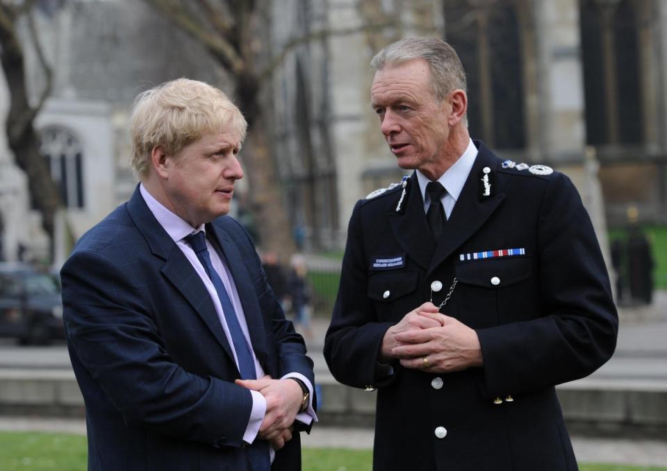 Boris Johnson was reported to have wanted Lord Hogan-Howe (right) for the job (Stefan Rousseau/PA) (PA Archive)