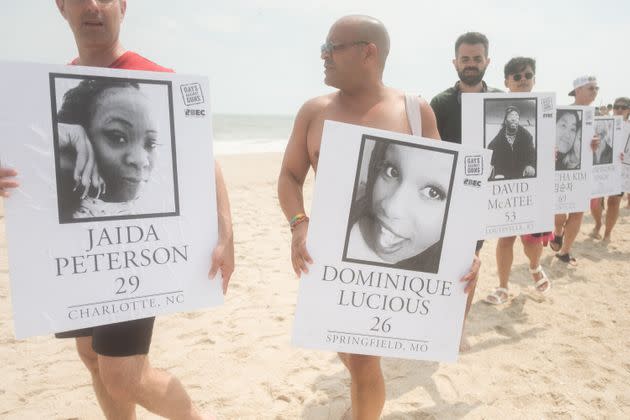 The Beach Solidarity March. (Photo: )