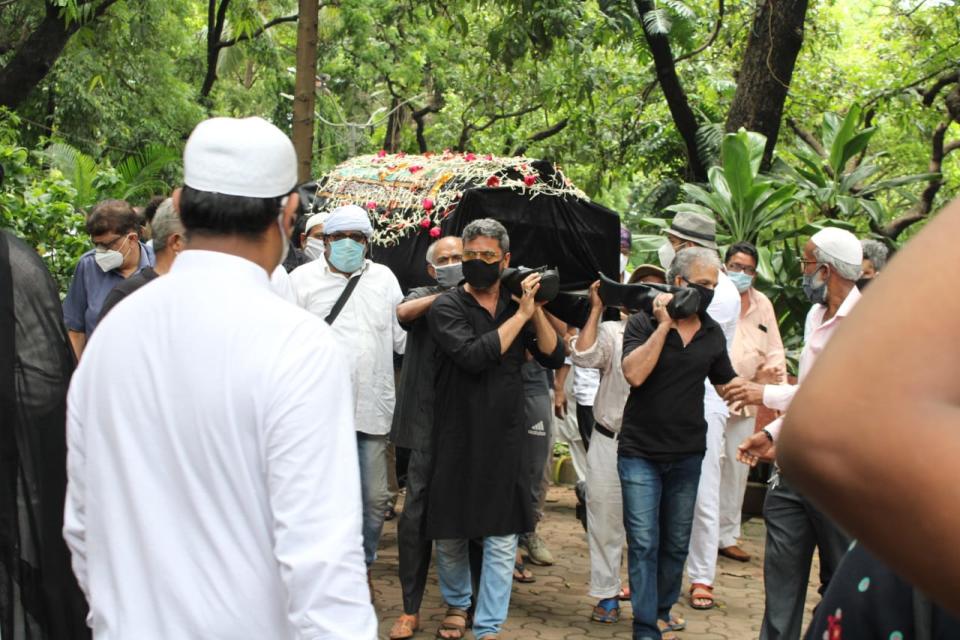 Last rites of veteran actor Jagdeep