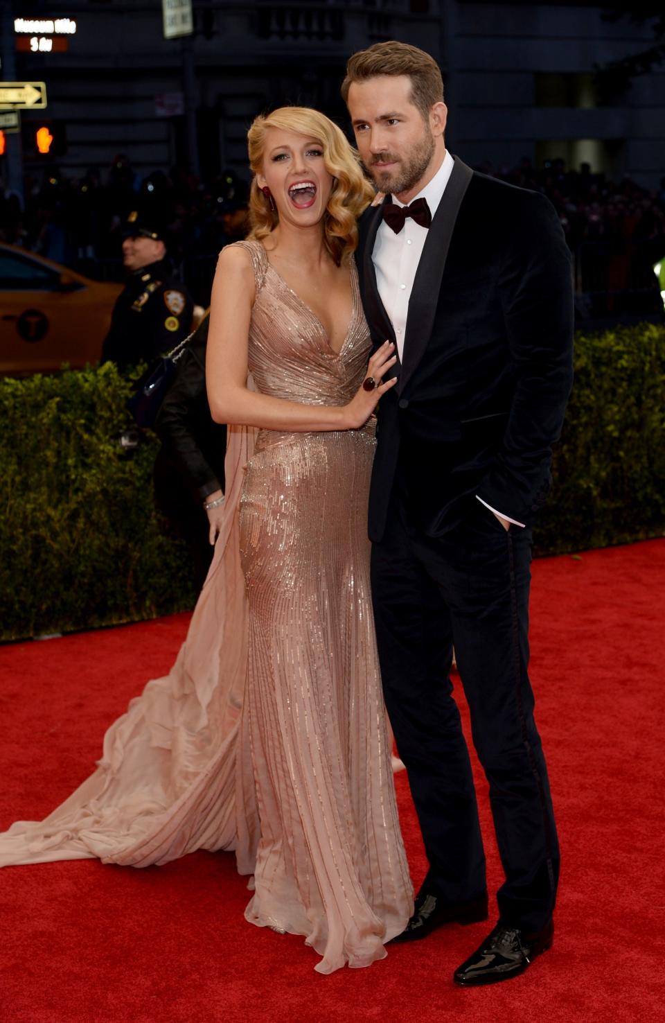 Blake and Ryan on the red carpet (Getty Images)