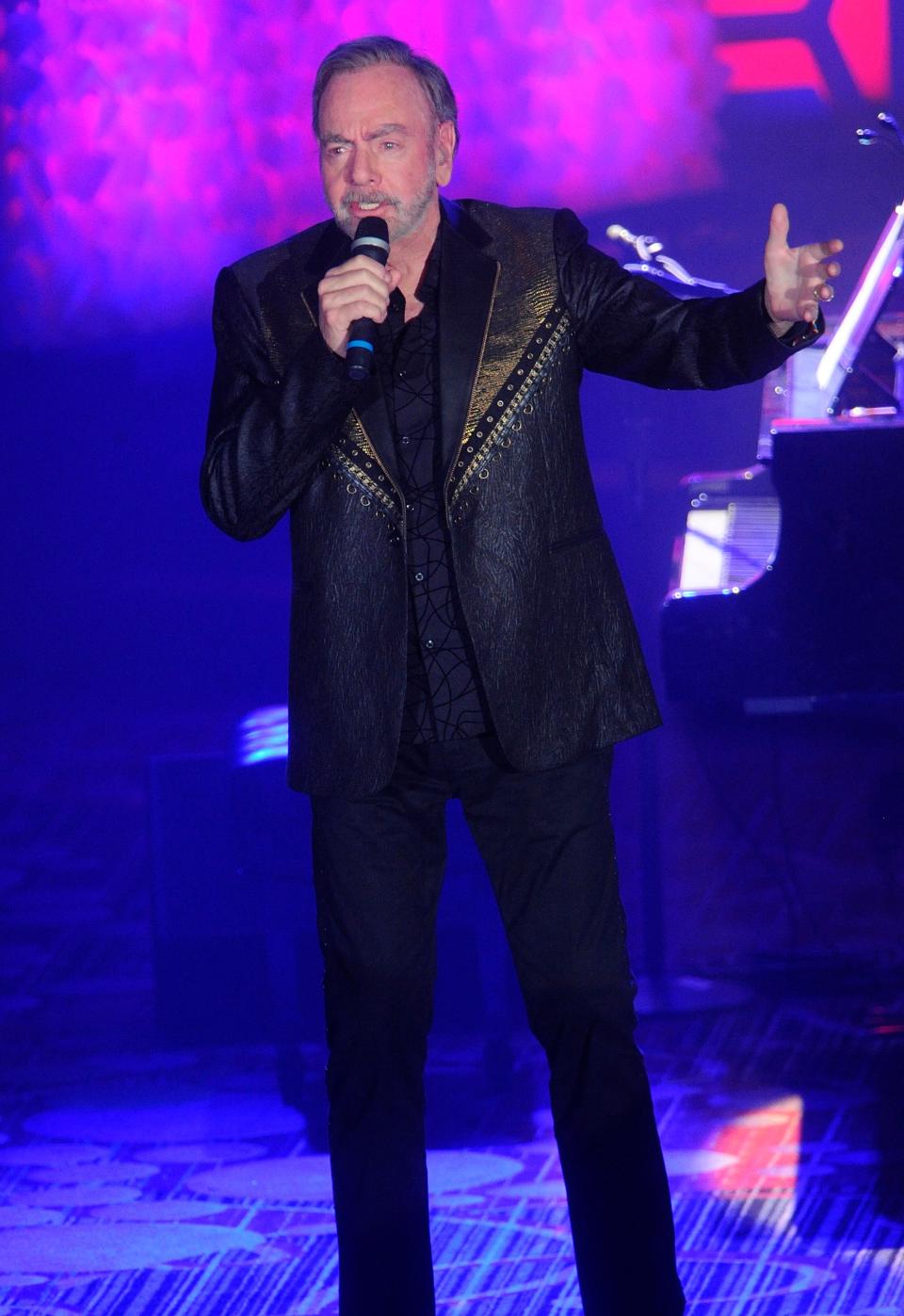 Neil Diamond performs in New York in 2018 for the annual Songwriters Hall of Fame Induction and Awards Gala.