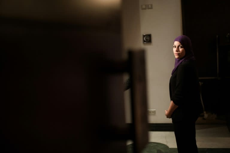 Alaa Murabit, co-founder of The Voice of Libyan Women organization, on May 15, 2012 in the capital Tripoli