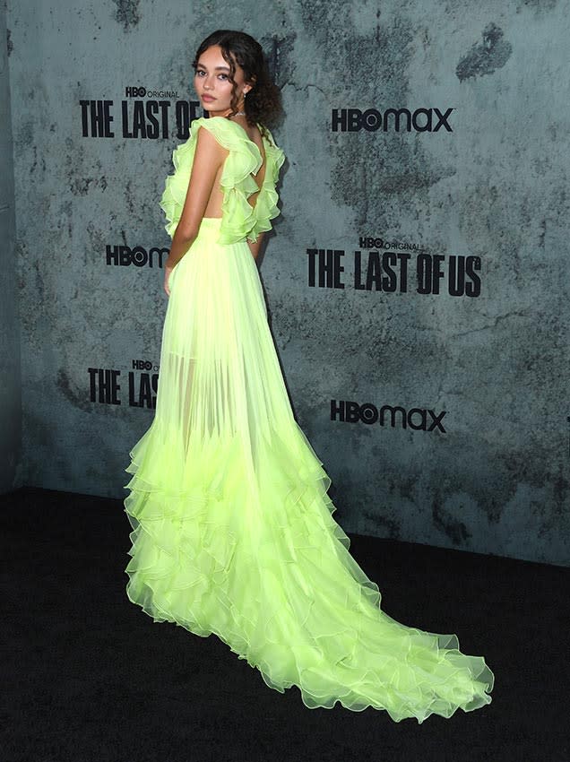 Nico Parker, la hija de Thandie Newton, en el estreno de su serie 'The Last of Us'