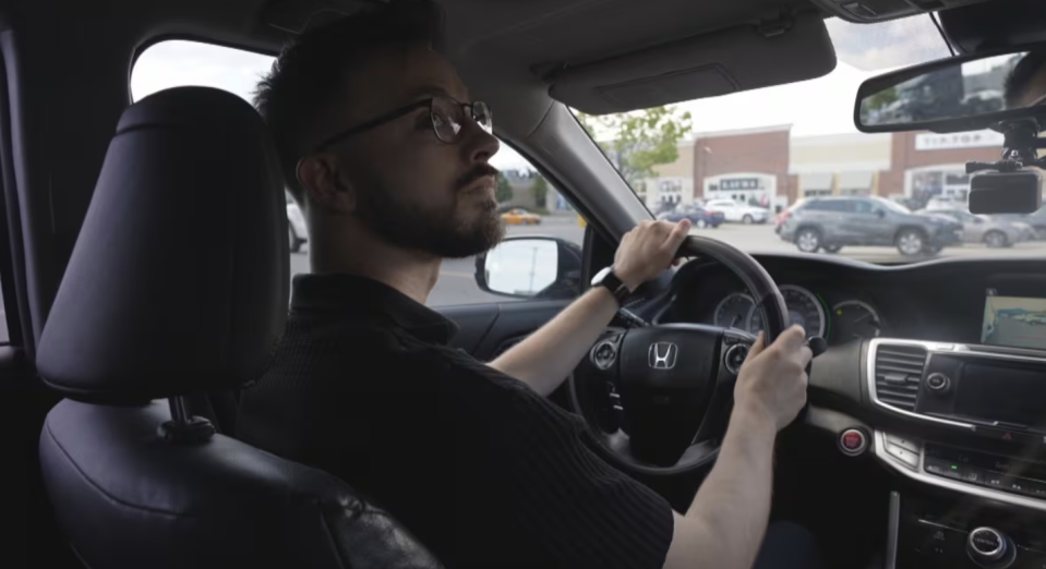 Driving instructor Cory Froklage says he's noticed worse behaviour from drivers in Toronto as traffic has worsened. (Laura Pedersen/CBC)