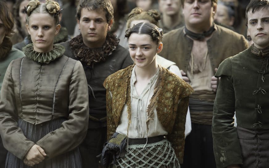 Maisie Williams in Game of Thrones - HBO