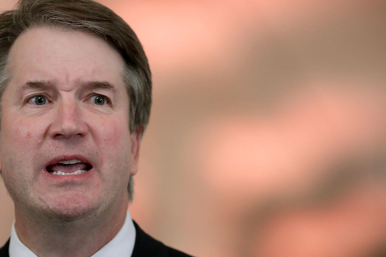 What, exactly, are Republicans afraid the public will see in Brett Kavanaugh's records from the George W. Bush years? (Chip Somodevilla/Getty Images)