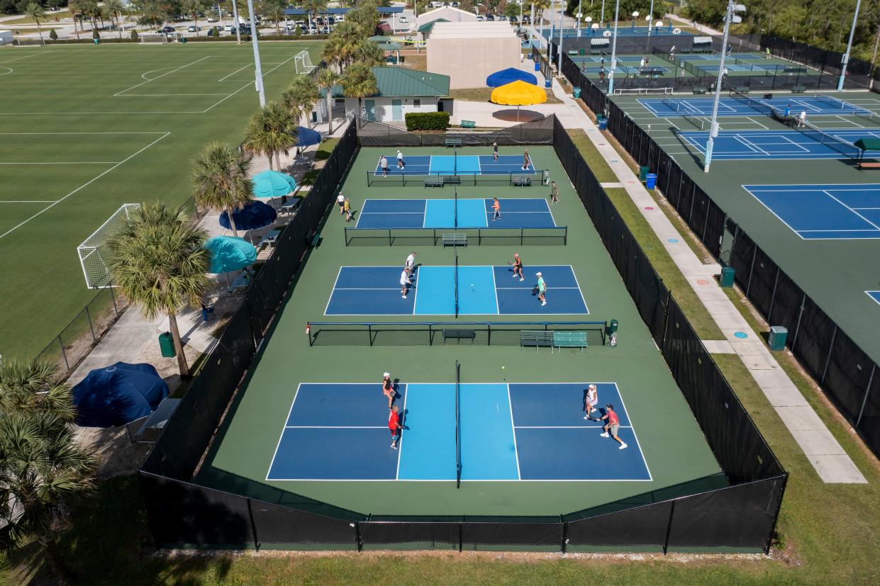 Joe Russo Athletic Complex in Palm Beach Gardens has more than a dozen courts.
