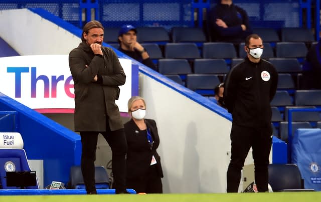 Norwich manager Daniel Farke, left, hailed his side's professionalism despite confirmation of their relegation