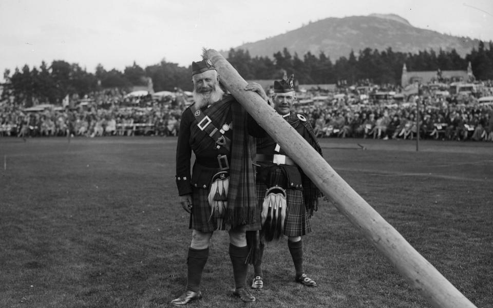 Highland games 1920s - Getty