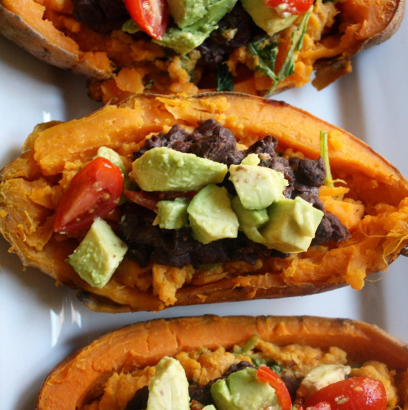 Skip the Sourcream and Top Sweet Potatoes with Avocado