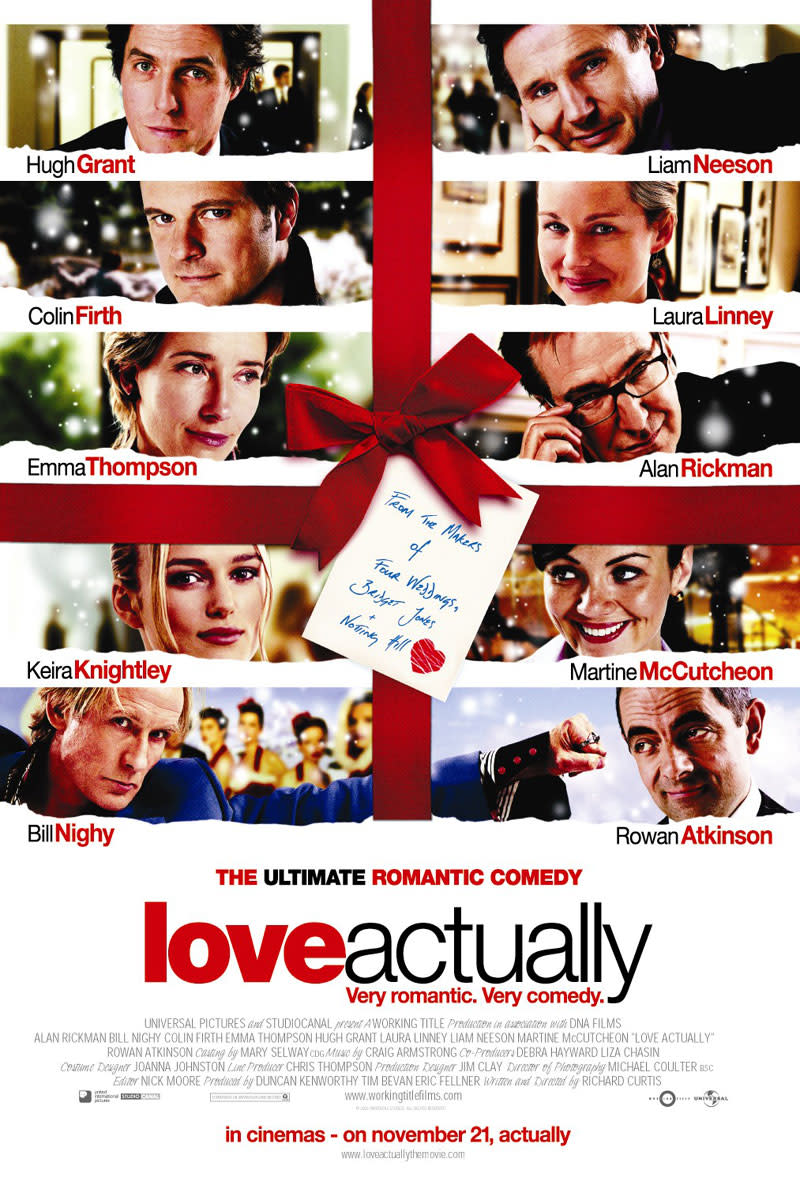 <b>“Si lo buscan, se darán cuenta que el amor... efectivamente nos rodea”</b>. ¿Qué decir acerca de Realmente amor (Love Actually, 2003)? Desde la banda sonora (esas canciones pegadizas que no puedes sacarte de la cabeza), hasta las actuaciones brillantes, todo en esta película hace que sea una de las más románticas de la década, y una excelente opción para regalar en esta época.