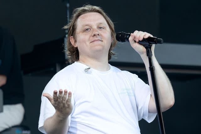 <p>Anna Barclay/Getty </p> Lewis Capaldi