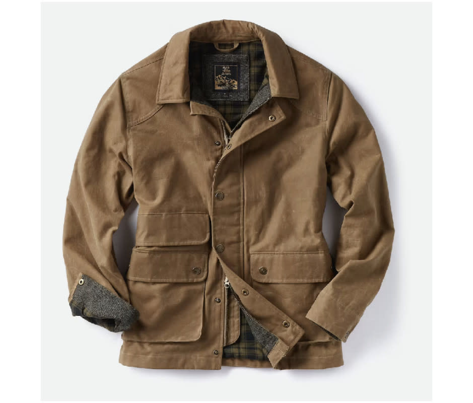 <p>Courtesy Image</p><p>Weather-resistant British Millerain coconut-waxed canvas gives this jacket a functional edge through multiple seasons, while oversized pockets deliver crucial storage space. The <a href="https://clicks.trx-hub.com/xid/arena_0b263_mensjournal?q=https%3A%2F%2Fgo.skimresources.com%3Fid%3D106246X1712071%26xs%3D1%26xcust%3Dmensjournal04-wintercoats-abible-1024%26url%3Dhttps%3A%2F%2Fhuckberry.com%2Fstore%2Fflint-and-tinder%2Fcategory%2Fp%2F55984-flannel-lined-waxed-trucker-jacket&event_type=click&p=https%3A%2F%2Fwww.mensjournal.com%2Fstyle%2Fmens-winter-coats%3Fpartner%3Dyahoo&author=Christopher%20Friedmann&item_id=ci02b8d13df01d2491&page_type=Article%20Page&partner=yahoo&section=clothes&site_id=cs02b334a3f0002583" rel="nofollow noopener" target="_blank" data-ylk="slk:Flint and Tinder Flannel-Lined Waxed Hudson Jacket;elm:context_link;itc:0;sec:content-canvas" class="link ">Flint and Tinder Flannel-Lined Waxed Hudson Jacket</a> blends old-school heritage and contemporary design. Inspired by the rugged jackets worn by hunters in the English countryside. It's lined with cozy flannel from one of the UK’s oldest woolen mills to add a soft, comfortable feel for all-day wear.</p>