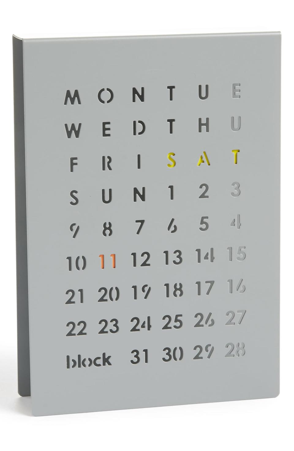 Block Perpetual Calendar 