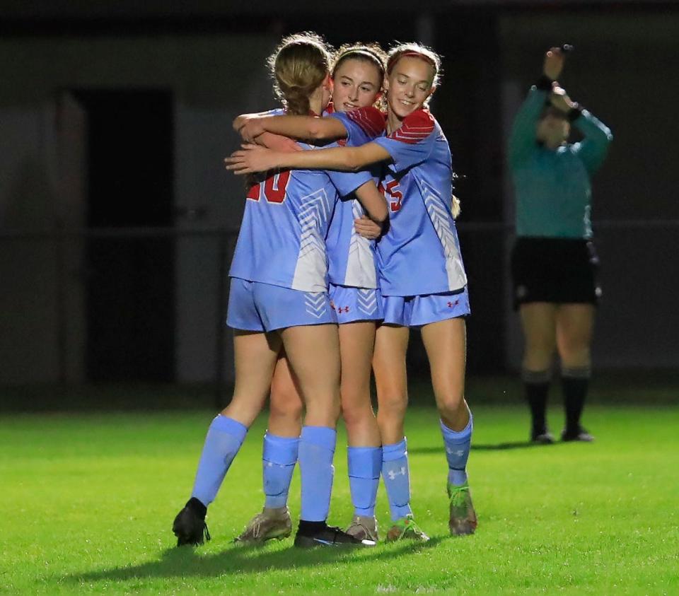 Seabreeze High School won against freedom 8-0 during the FHSAA soccer.