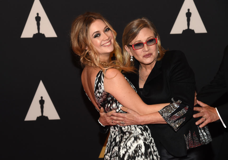 Carrie Fisher and Billie Lourd