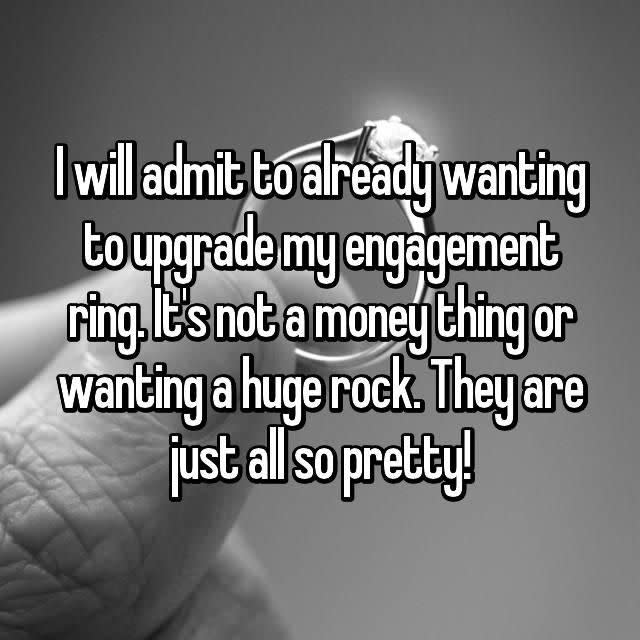 Many have upgraded their rings with their partner's blessing. Photo: Whisper.com