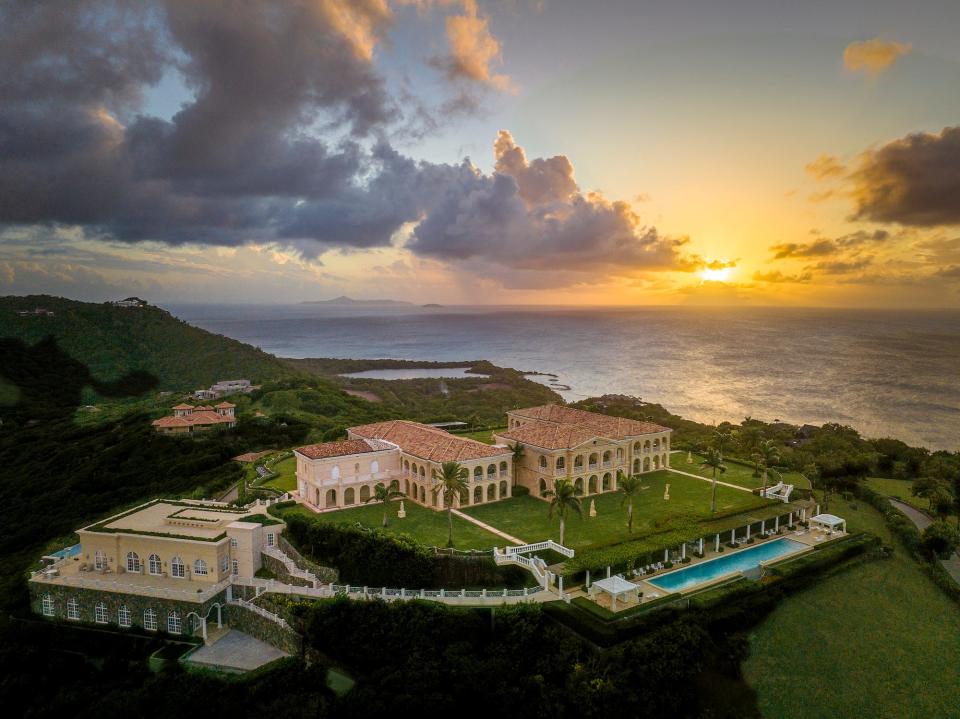 The Terraces on Mustique.