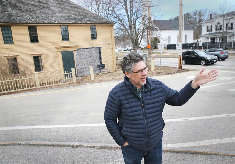 The historic Emerson-Wilcox House in the center of York Village was damaged by a vehicle in 2021. York Historical Society Executive Director Joel Lefever talks about the repair in the near future.