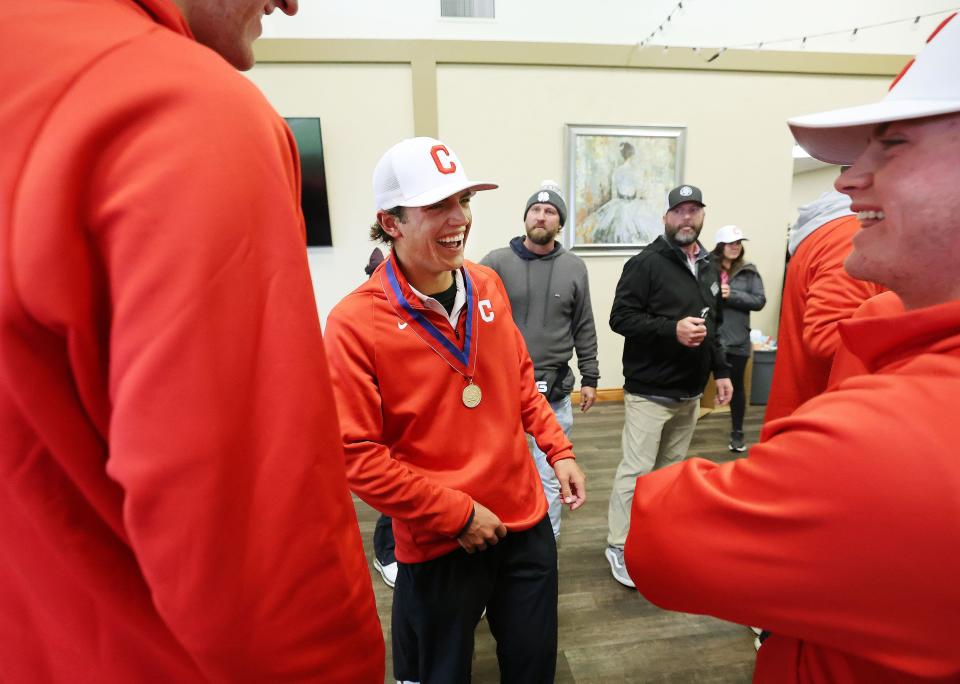 4A boys golf tournament action t The Ridge Golf Club in West Valley City on Thursday, Oct. 12, 2023. | Jeffrey D. Allred, Deseret News