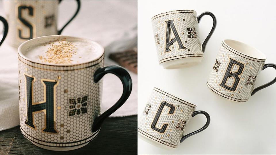 These amazing mugs remind us of that classic subway tile look and we want them all.
