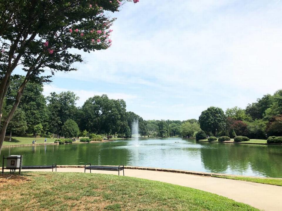 Picnic at Freedom Park during a low-cost date night.