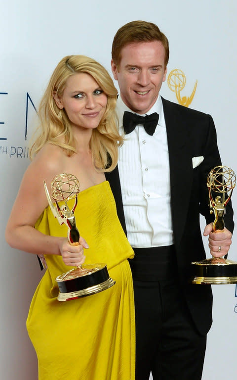 Claire Danes and Damian Lewis hold the awards for Outstanding Actress and Actor in a Drama Series for their roles in 'Homeland' - Credit: Paul Buck