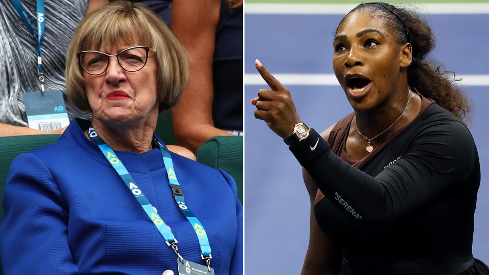 Margaret Court has offered little sympathy to Serena. Image: Getty