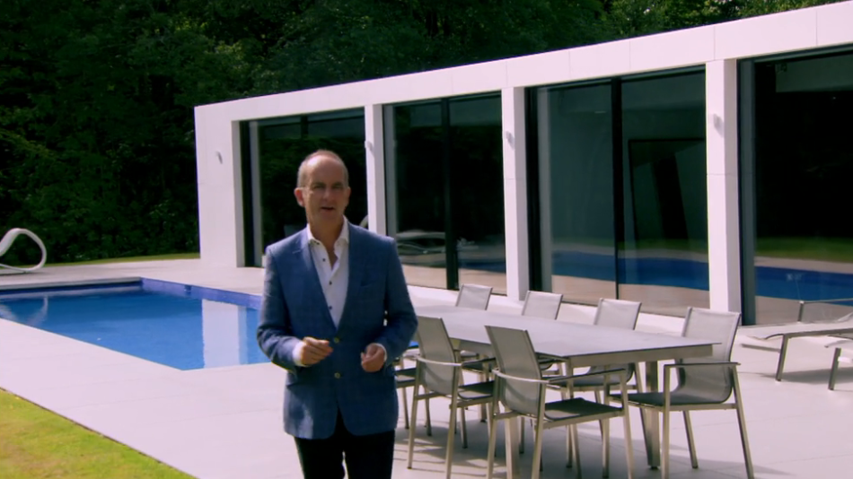 One home was based on the Barcelona Pavilion. (Channel 4)