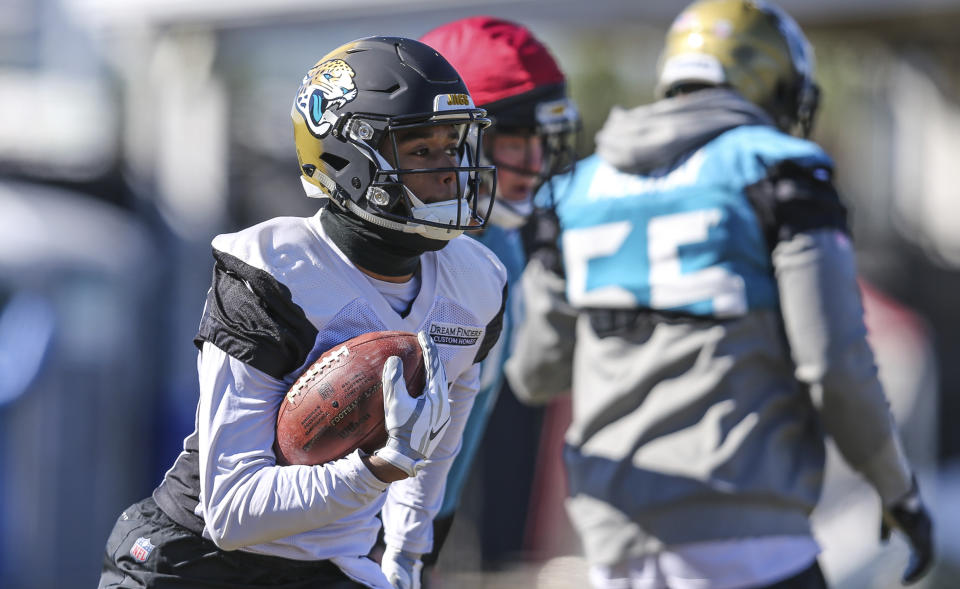 Keelan Cole has come on strong late in the season for the Jaguars. (AP) 