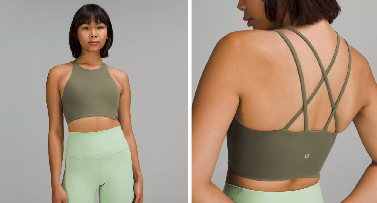 Lululemon's hottest style of the week: the Like a Cloud High-Neck Longline Bra (Photos via Lululemon)