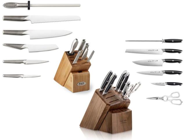 Global Classic 10-Piece Takashi Wooden Knife Block Set