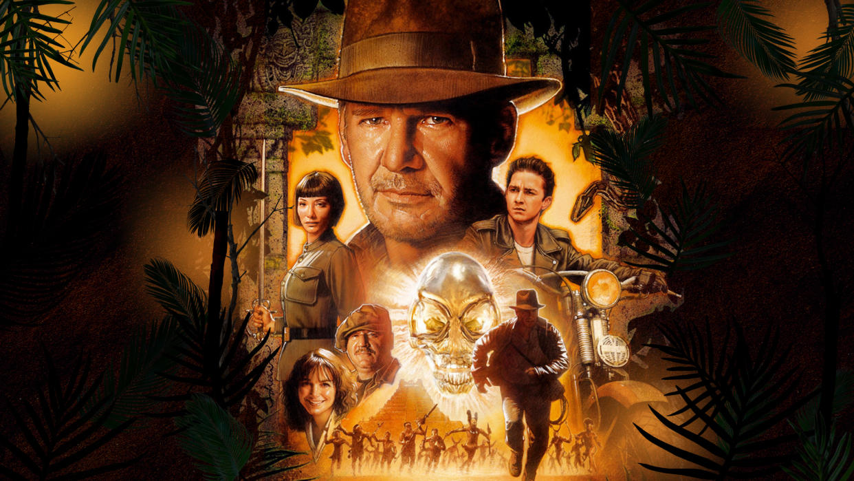Is Indiana Jones and the Kingdom of the Crystal Skull still the least-liked Indiana Jones movie 15 years later? (Photo: Design by Liliana Penagos for Yahoo / Photo: Everett Collection)