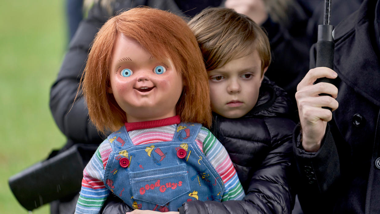  Chucky and Callum Vinson as Henry Collins in Chucky Season 3. 