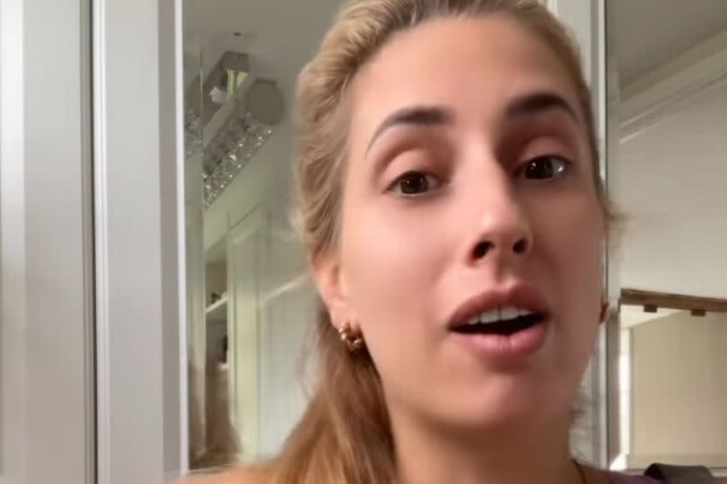 Stacey Solomon has asked her social media fans for advice in relation to her health, as she shared that she injured herself in her kitchen on the weekend