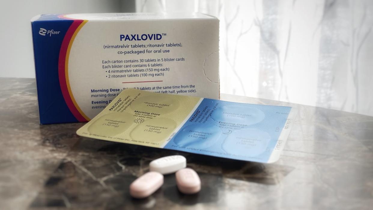 Paxlovid is an oral Covid-19 antiviral therapeutic treatment. In April, changes were made to how patients gain access to the drug in Saskatchewan, but no public announcement was made.  (Cory Herperger/CBC/Radio-Canada - image credit)