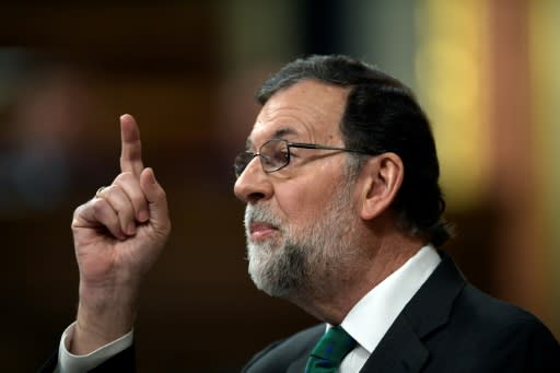 The Socialists filed the no-confidence motion against PM Mariano Rajoy last week after a court said it had uncovered a bribery scheme involving former officials of his party