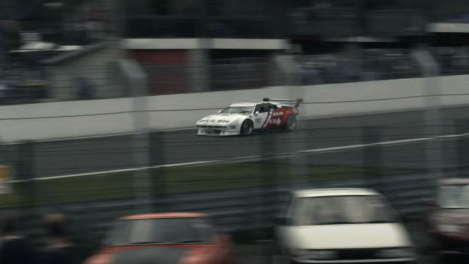 1981 bmw m1 procar on track at spa