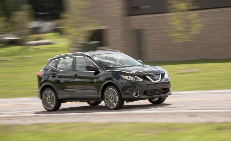 <p><strong>MSRP:</strong> $23,385 <strong> Engine:</strong> 2.0-liter inline-4 <strong>EPA Combined:</strong> 28 mpg</p><p>The <a href="https://www.caranddriver.com/nissan/rogue-sport-2019" rel="nofollow noopener" target="_blank" data-ylk="slk:Rogue Sport;elm:context_link;itc:0;sec:content-canvas" class="link ">Rogue Sport</a> is a stylish and comfortable compact SUV with class-competitive passenger and cargo room. Despite its name, it's not in the least sporty to drive. (The "Sport" badge distinguishes it from its larger Rogue sibling.) Still, its strong fuel economy and an asking price on the low side notched it into second place in this cheap-to-own guide.</p>
