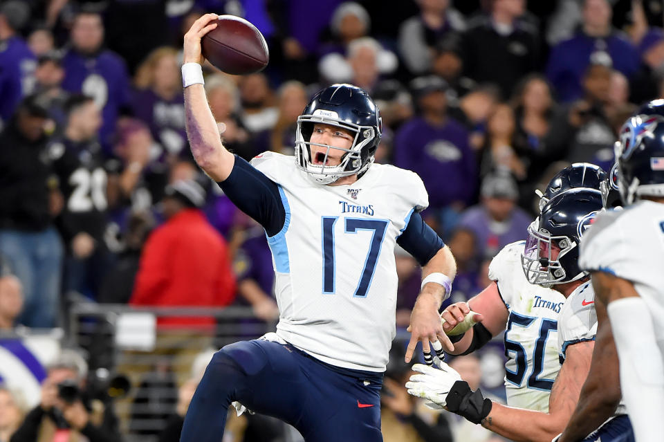 Ryan Tannehill is making more off incentives than his base salary with the Titans. (Will Newton/Getty Images)