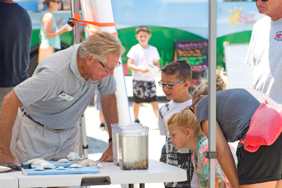 A hands-on environmental education display at a previous Barnegat Bay Day, hosted by the Long Beach Island Foundation.