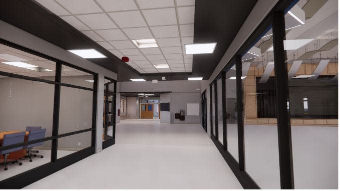 An inside look at designs for the new Rochester elementary school.