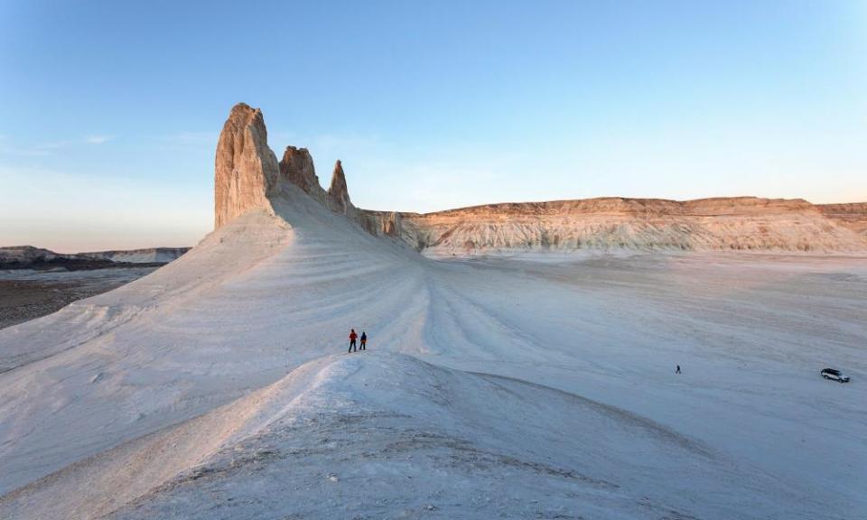 The Mangystau region’s Ustyurt plateau is inland from Aktau.