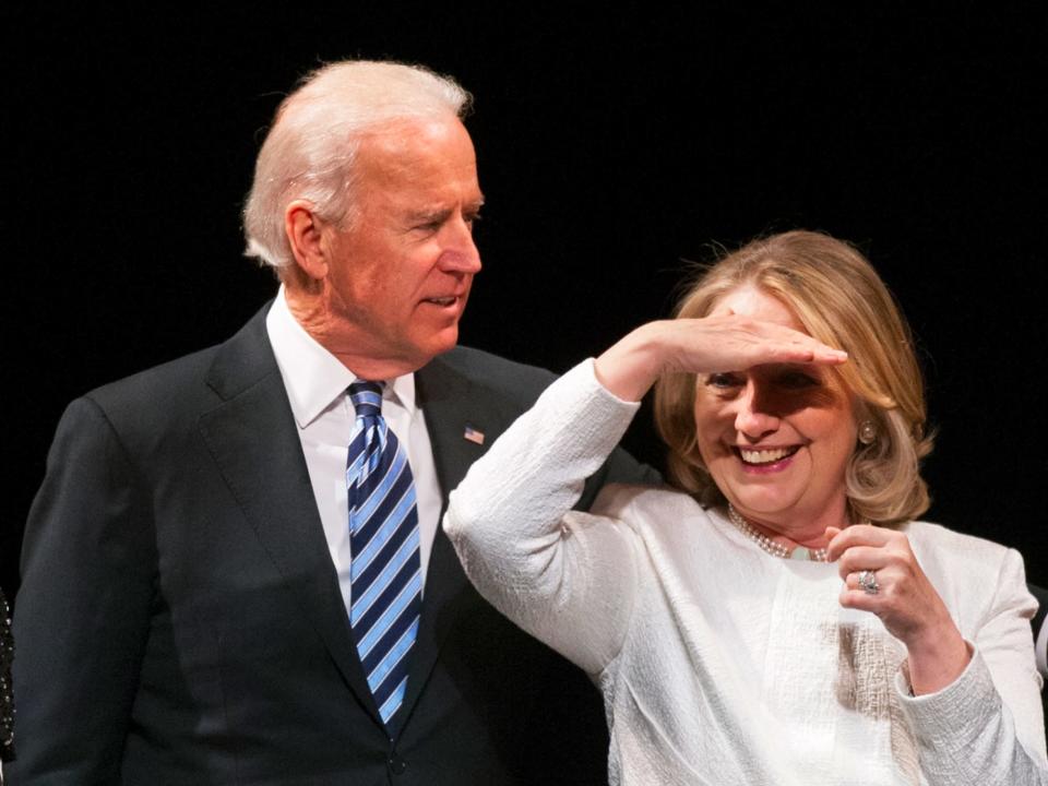 JOe Biden Hillary Clinton